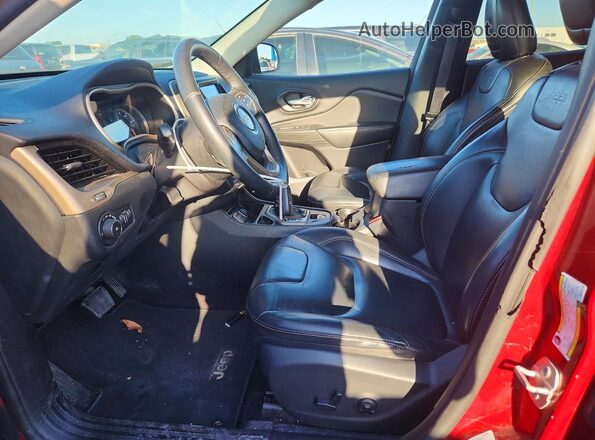1C4PJLDB8GW191716 2016 JEEP CHEROKEE Красный Вид салона спереди