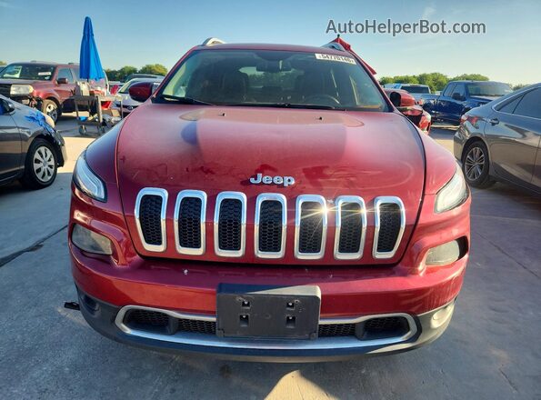 1C4PJLDB8GW191716 2016 JEEP CHEROKEE Красный Вид спереди