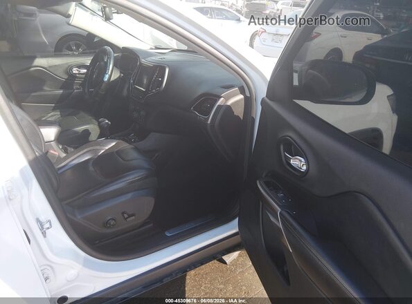 1C4PJLDB8KD296051 2019 JEEP CHEROKEE White წინა სალონის ხედი
