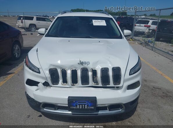 1C4PJLDB9HW534454 2017 JEEP CHEROKEE White Instrument cluster view