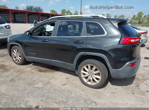 1C4PJLDBXGW273415 2016 JEEP CHEROKEE Black Tył lewy