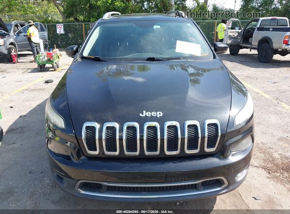 1C4PJLDBXGW273415 2016 JEEP CHEROKEE Black Widok zestawu wskaźników