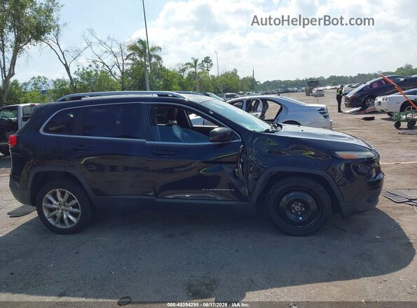 1C4PJLDBXGW273415 2016 JEEP CHEROKEE Black Widok wnętrza z tyłu