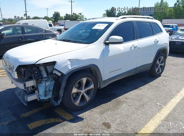 1C4PJLDBXKD373423 2019 JEEP CHEROKEE Белый Передняя левая четверть