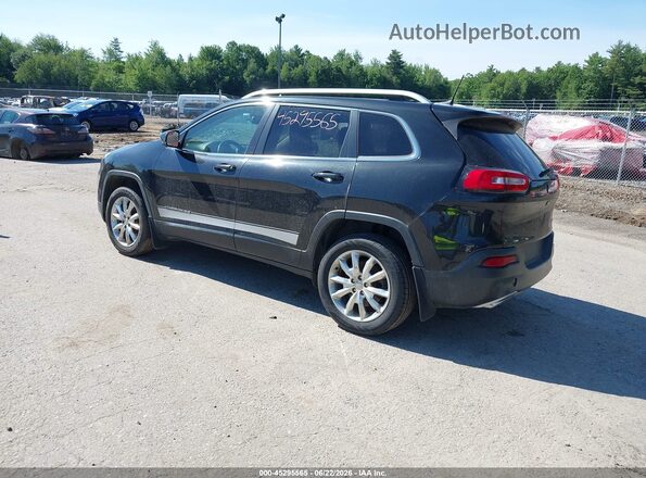 1C4PJLDS3GW257007 2016 JEEP CHEROKEE Black უკანა მარცხენა