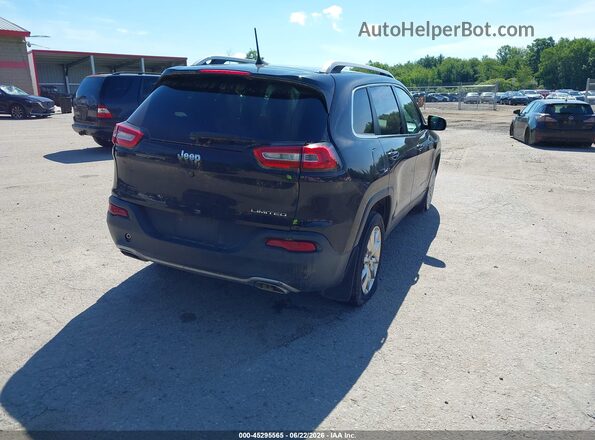 1C4PJLDS3GW257007 2016 JEEP CHEROKEE Black უკანა მარჯვენა
