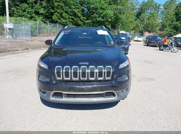 1C4PJLDS3GW257007 2016 JEEP CHEROKEE Black ხელსაწყოთა პანელის ხედი