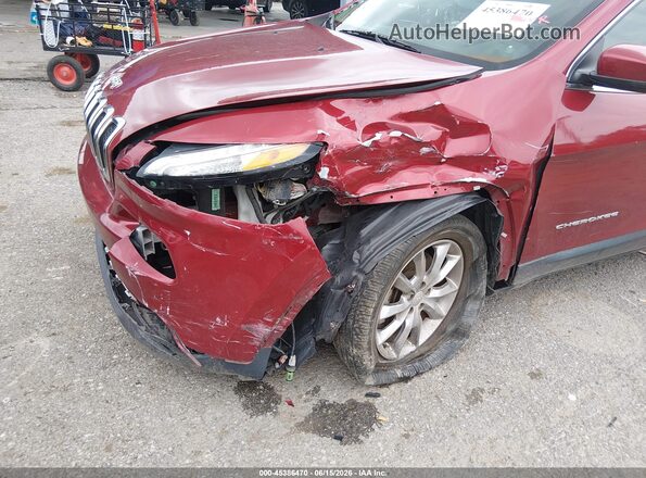1C4PJLDS6HD216674 2017 JEEP CHEROKEE Maroon წინა ხედი