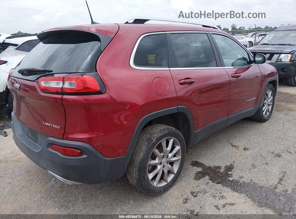 1C4PJLDS6HD216674 2017 JEEP CHEROKEE Maroon უკანა მარჯვენა