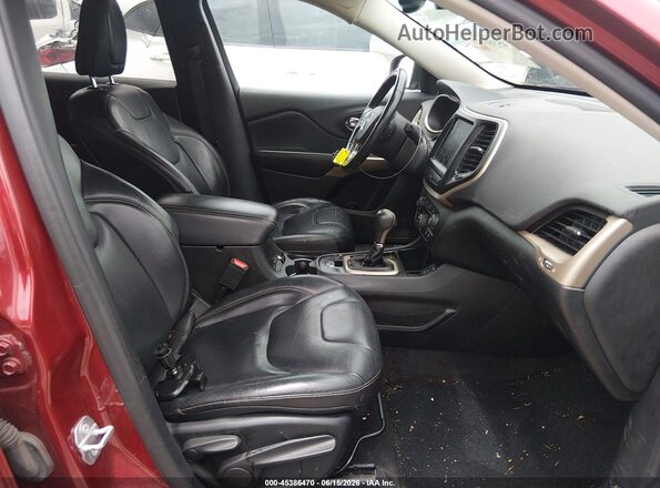 1C4PJLDS6HD216674 2017 JEEP CHEROKEE Maroon წინა სალონის ხედი