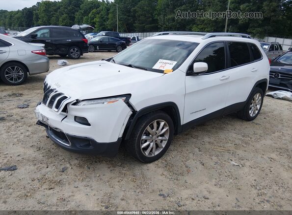 1C4PJLDS8GW307819 2016 JEEP CHEROKEE White წინა მარცხენა ხედი სამი მეოთხედიდან