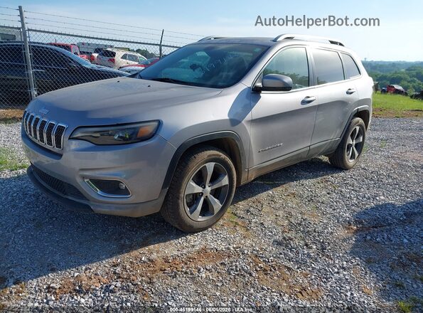 1C4PJLDX6KD171691 2019 JEEP CHEROKEE Silver Vista tres cuartos delantera izquierda