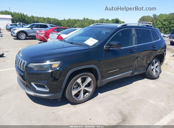 1C4PJLDX6KD243120 2019 JEEP CHEROKEE Black Przód lewy