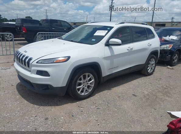 1C4PJLLB0JD596974 2018 JEEP CHEROKEE White Vista tres cuartos delantera izquierda