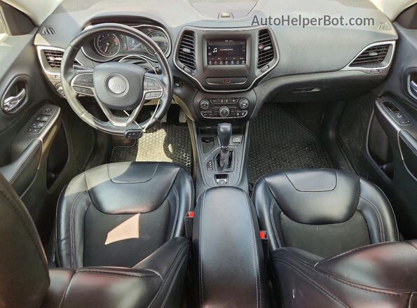 1C4PJLLB0KD185415 2019 JEEP CHEROKEE Red Dashboard view