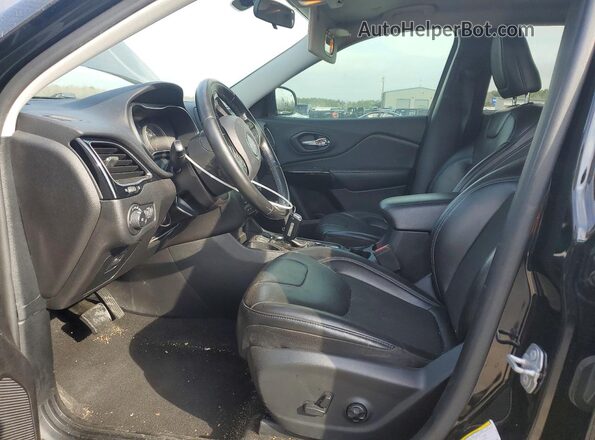 1C4PJLLB0LD525020 2020 JEEP CHEROKEE Black Widok wnętrza z przodu