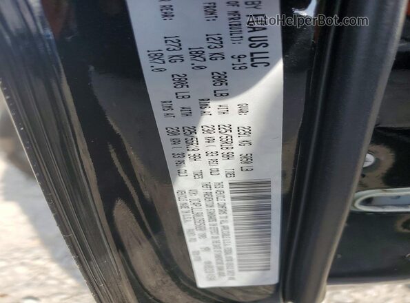 1C4PJLLB0LD525020 2020 JEEP CHEROKEE Black Widok naklejki z numerem VIN