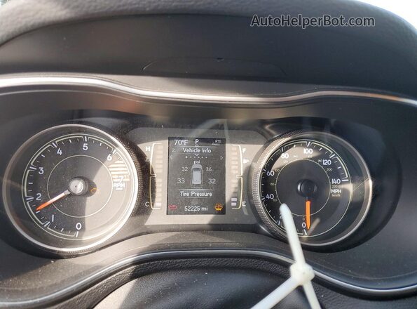 1C4PJLLB0LD525020 2020 JEEP CHEROKEE Black Widok zestawu wskaźników