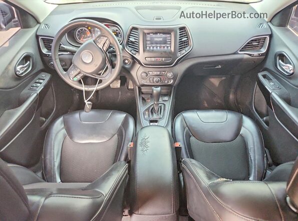 1C4PJLLB0LD645612 2020 JEEP CHEROKEE Black Dashboard view