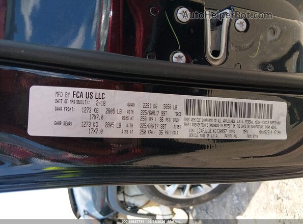 1C4PJLLB1KD130097 2019 JEEP CHEROKEE Черный Вид подкапотного пространства