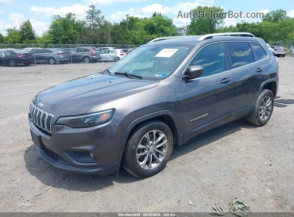 1C4PJLLB1KD154402 2019 JEEP CHEROKEE Gray Առջևի ձախ երեք քառորդ տեսարան