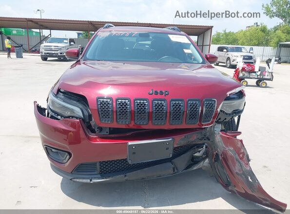 1C4PJLLB1LD515953 2020 JEEP CHEROKEE Burgundy Vista del cuadro de instrumentos