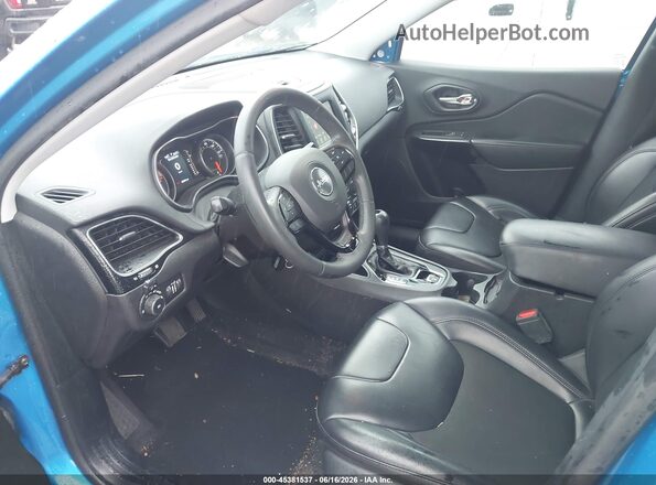 1C4PJLLB1LD552985 2020 JEEP CHEROKEE Blue Front interior view