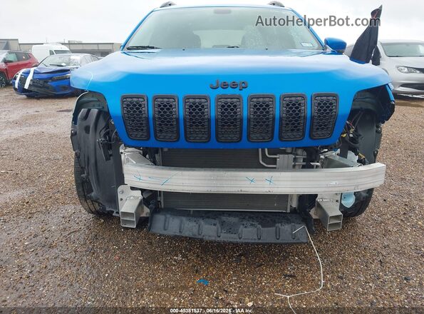 1C4PJLLB1LD552985 2020 JEEP CHEROKEE Blue Front view