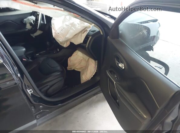 1C4PJLLB1LD605507 2020 JEEP CHEROKEE Black Widok wnętrza z przodu