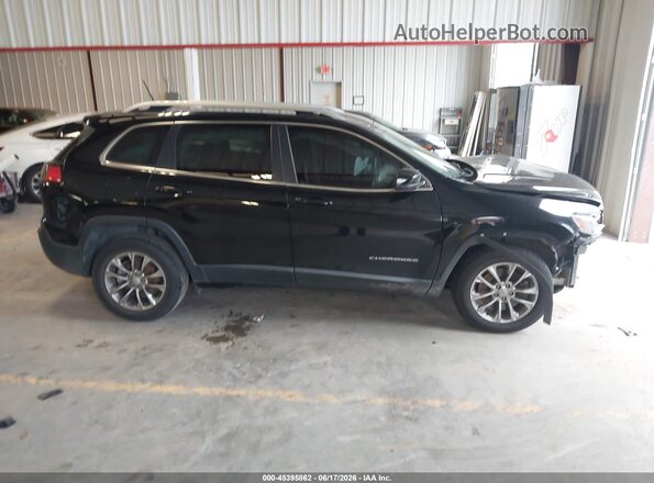 1C4PJLLB1LD605507 2020 JEEP CHEROKEE Black Widok wnętrza z tyłu