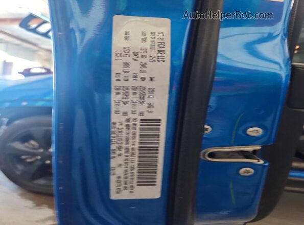 1C4PJLLB1LD610660 2020 JEEP CHEROKEE Blue Вид наклейки з VIN-кодом
