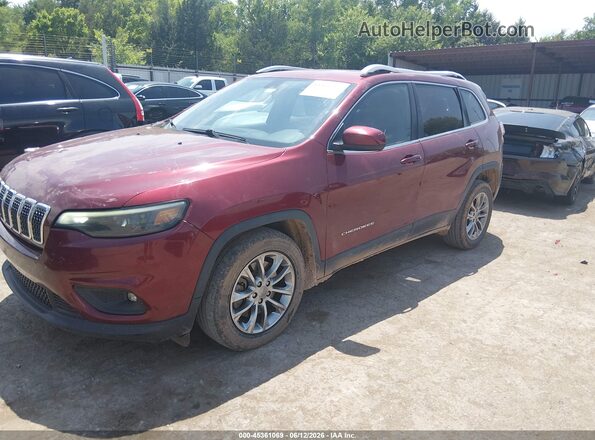 1C4PJLLB2KD176277 2019 JEEP CHEROKEE Red Przód lewy