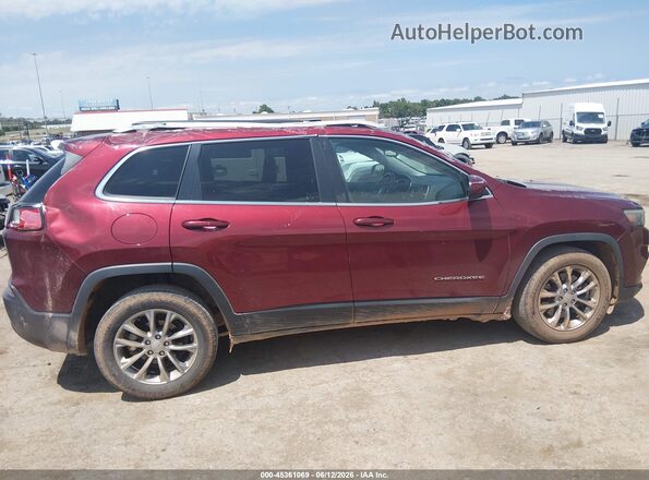 1C4PJLLB2KD176277 2019 JEEP CHEROKEE Red Widok wnętrza z tyłu