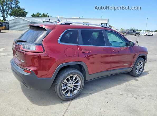 1C4PJLLB2KD284804 2019 JEEP CHEROKEE Burgundy უკანა მარჯვენა