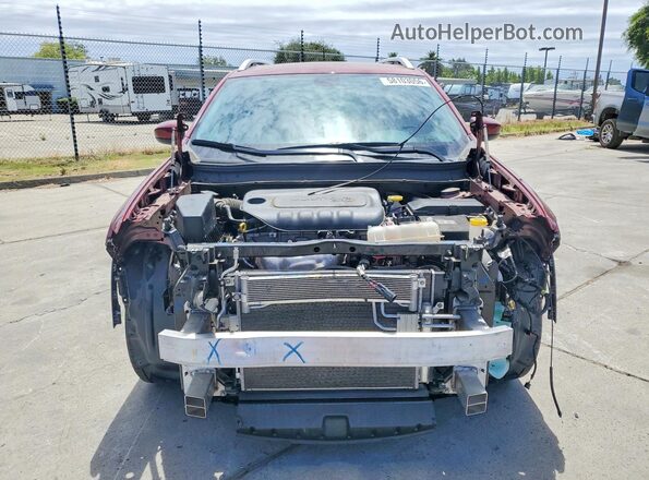 1C4PJLLB2KD284804 2019 JEEP CHEROKEE Burgundy წინა ხედი