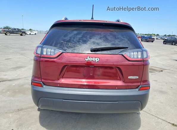 1C4PJLLB2KD284804 2019 JEEP CHEROKEE Burgundy უკანა ხედი