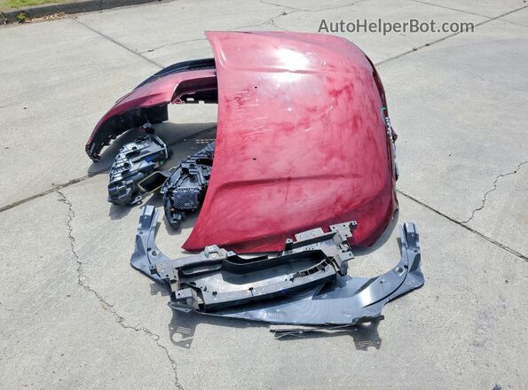 1C4PJLLB2KD284804 2019 JEEP CHEROKEE Burgundy VIN კოდის სტიკერის ხედი
