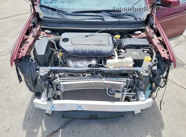 1C4PJLLB2KD284804 2019 JEEP CHEROKEE Burgundy ძრავის განყოფილების ხედი