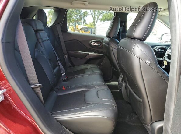 1C4PJLLB2KD284804 2019 JEEP CHEROKEE Burgundy უკანა სალონის ხედი