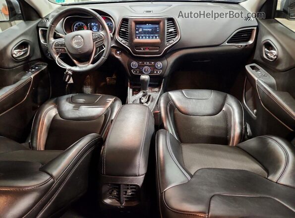 1C4PJLLB3KD301271 2019 JEEP CHEROKEE Серебряный Вид панели приборов