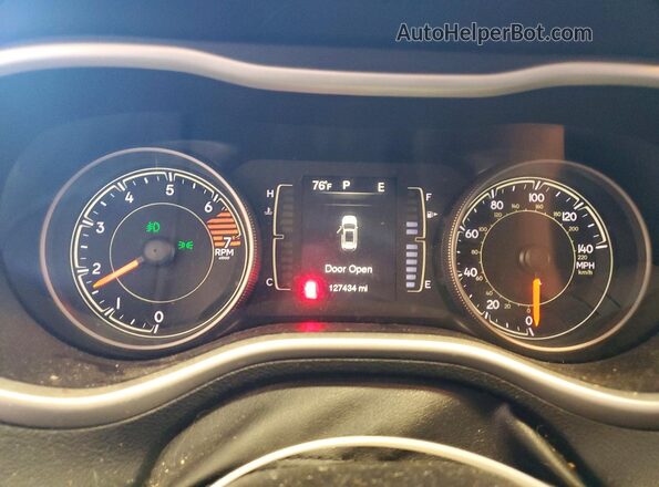1C4PJLLB4JD590644 2018 JEEP CHEROKEE Белый Вид щитка приборов