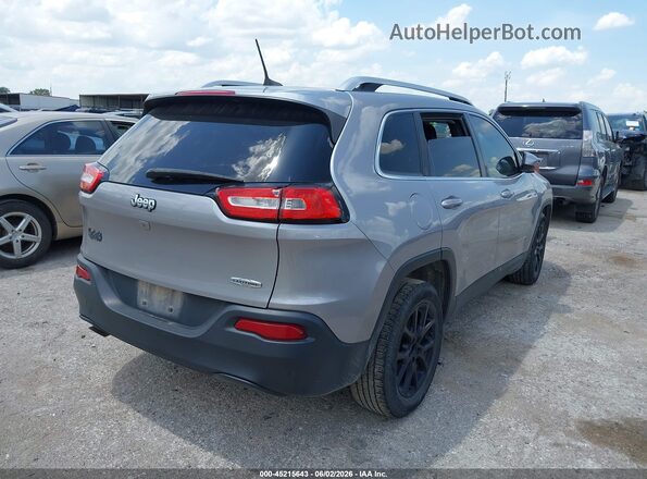 1C4PJLLB4JD621682 2018 JEEP CHEROKEE Silver Trasero derecho