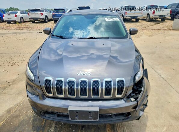 1C4PJLLB4JD621827 2018 JEEP CHEROKEE Gray წინა ხედი
