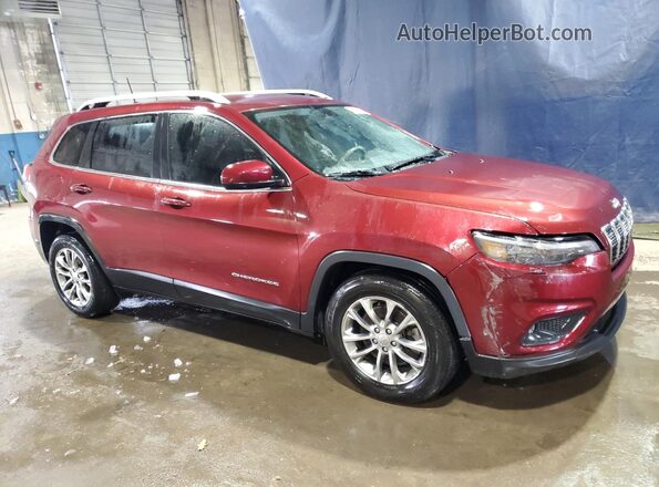 1C4PJLLB4KD165149 2019 JEEP CHEROKEE Red 