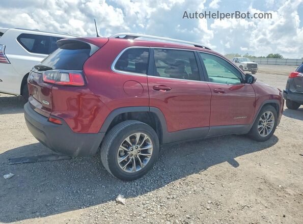 1C4PJLLB4KD344517 2019 JEEP CHEROKEE Burgundy უკანა მარჯვენა