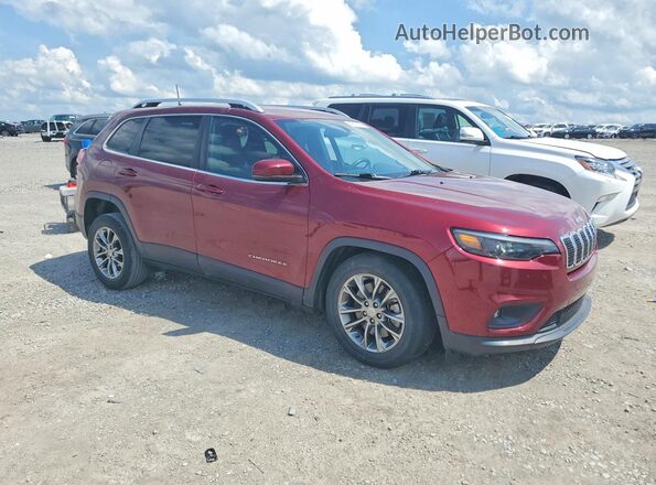 1C4PJLLB4KD344517 2019 JEEP CHEROKEE Burgundy წინა მარჯვენა