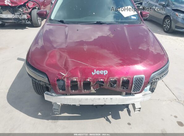1C4PJLLB5KD296395 2019 JEEP CHEROKEE Maroon Սալոնի հետևի տեսք
