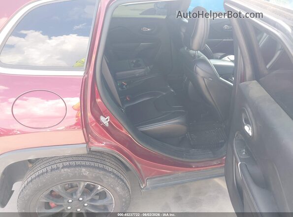 1C4PJLLB5KD296395 2019 JEEP CHEROKEE Maroon VIN կոդի պիտակի տեսք