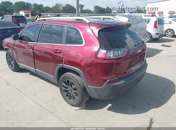 1C4PJLLB5KD296395 2019 JEEP CHEROKEE Maroon Հետևի ձախ