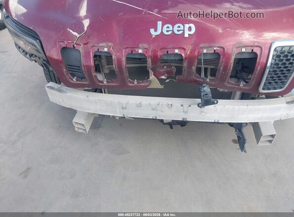 1C4PJLLB5KD296395 2019 JEEP CHEROKEE Maroon Դիմացի տեսք